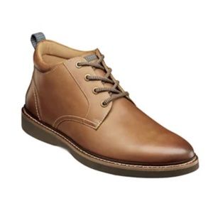 NUNNBUSH Ridgetop Tan Leather plain Toe Chukka Shoes